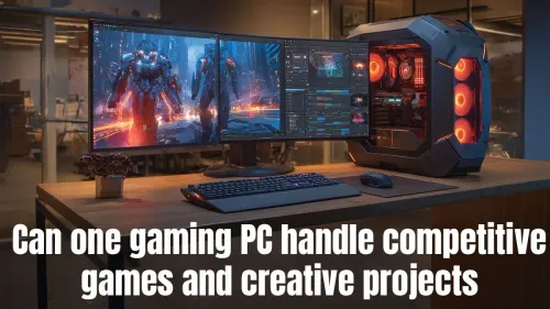 Gaming PC Handling Competitive Games & Creative Projects