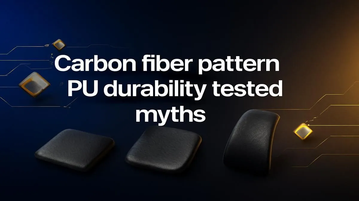 Carbon Fiber Pattern PU Durability Myths Debunked 🛡️ | Evetech