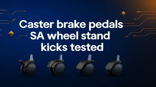 Caster Brake Pedals for Wheel Stand Kicks Tested in South Africa