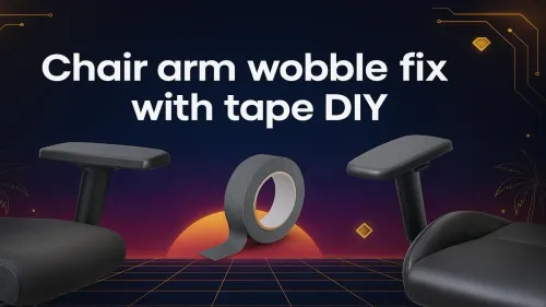 Fix Chair Arm Wobble with Tape DIY Guide