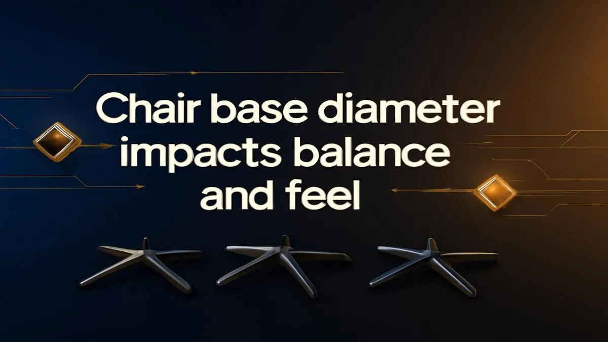 Chair Base Diameter: Stability & Feel | Evetech