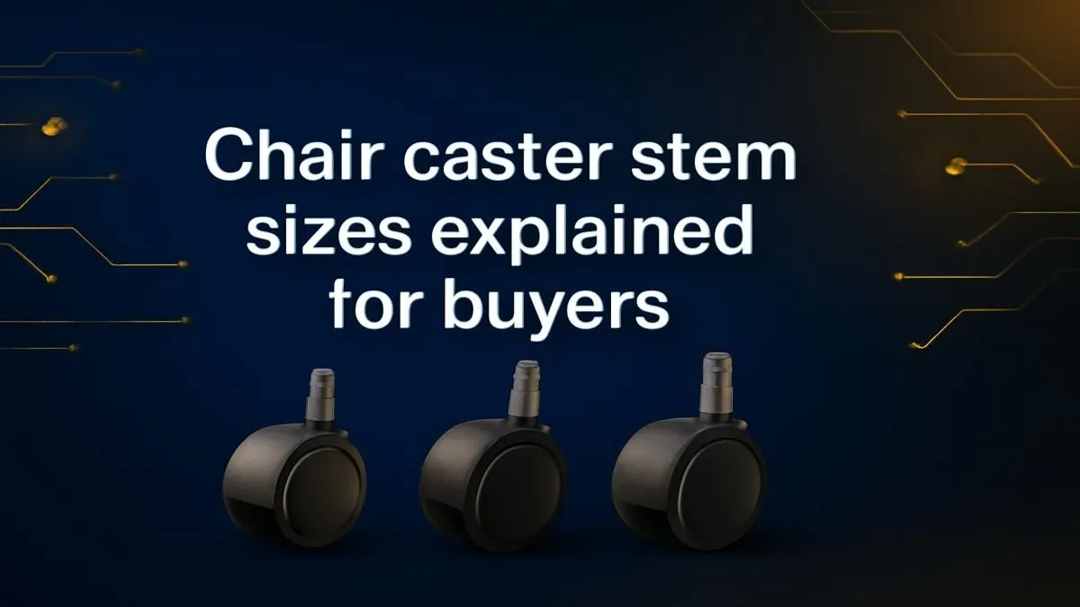 Chair Caster Stem Sizes Guide | Evetech