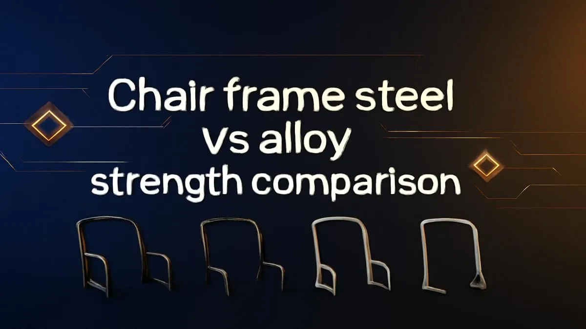 Steel vs Alloy Chair Frames Strength | Evetech