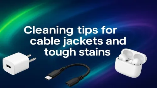 Cleaning Cable Jackets: Tough Stain Removal Guide