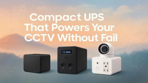 Compact UPS Systems | Reliable CCTV Power Backup