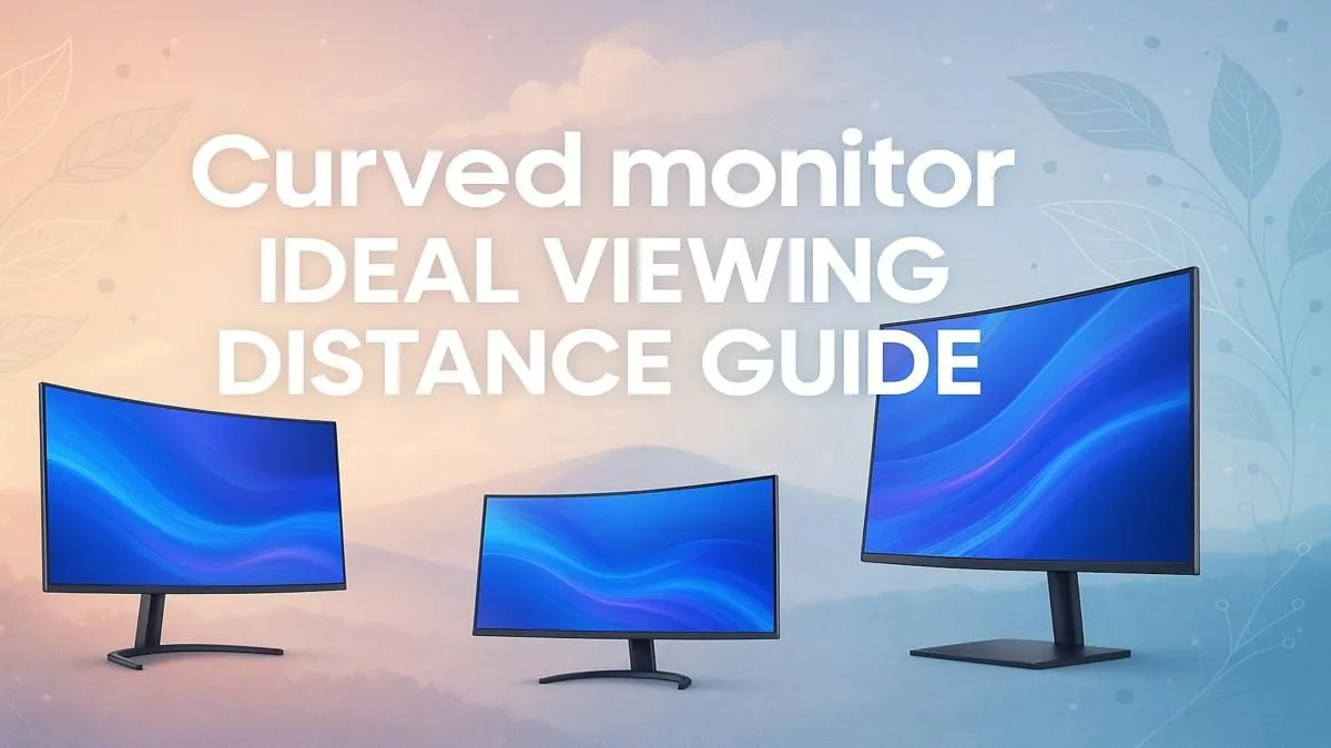 Ideal Curved Monitor Viewing Distance | Evetech 🖥️