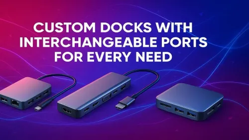 Custom Docks With Interchangeable Ports