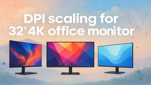 Optimize DPI Scaling for 32" 4K Office Monitor