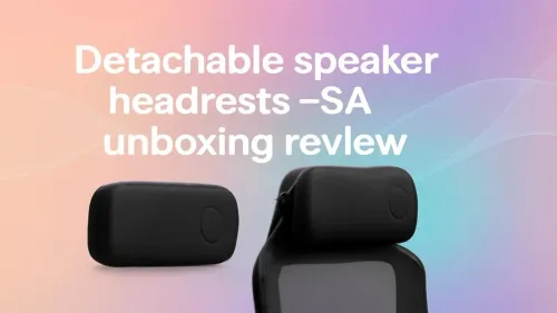 Wireless Detachable Speaker Headrests | Evetech SA Unboxing