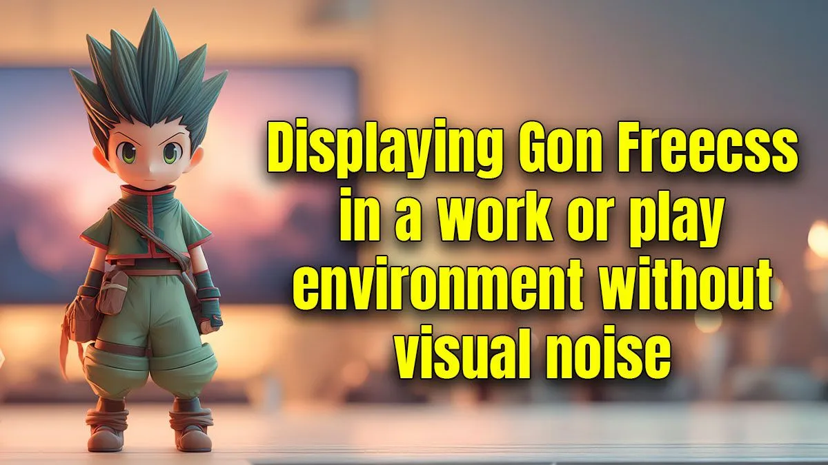 Showcasing Gon Freecss Without Clutter | Evetech