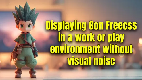 How to Showcase Gon Freecss Without Visual Clutter