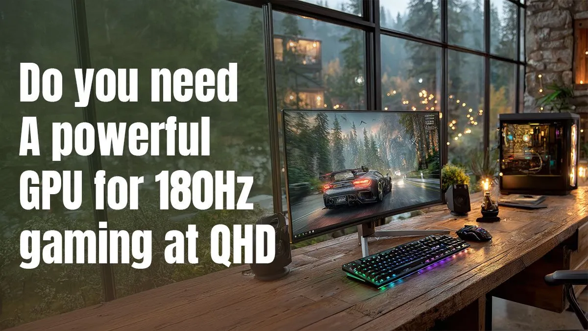 QHD 180Hz Gaming GPU