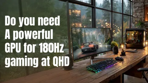 Powerful GPU for 180Hz QHD Gaming