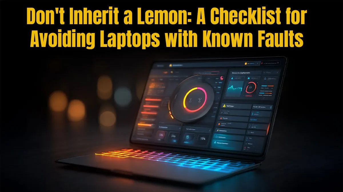 Spot Red Flags in Laptops