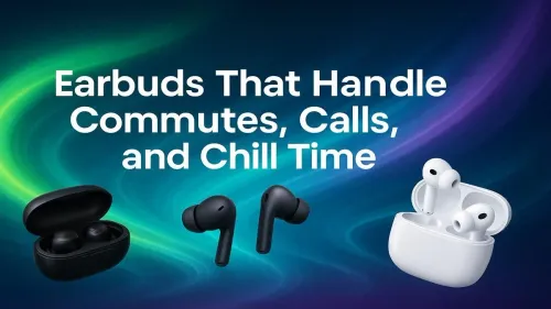 Wireless Earbuds for Commute, Calls, and Relaxation