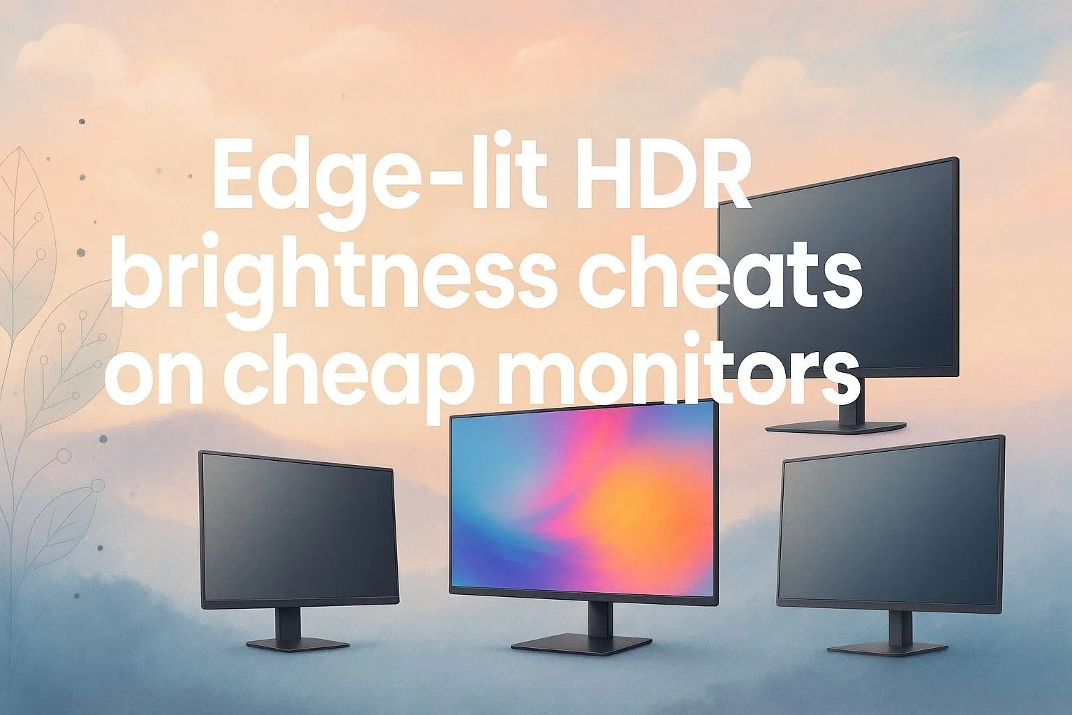 Don't Fall for Fake HDR