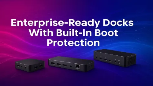 Enterprise Docks With Built-In Boot Protection