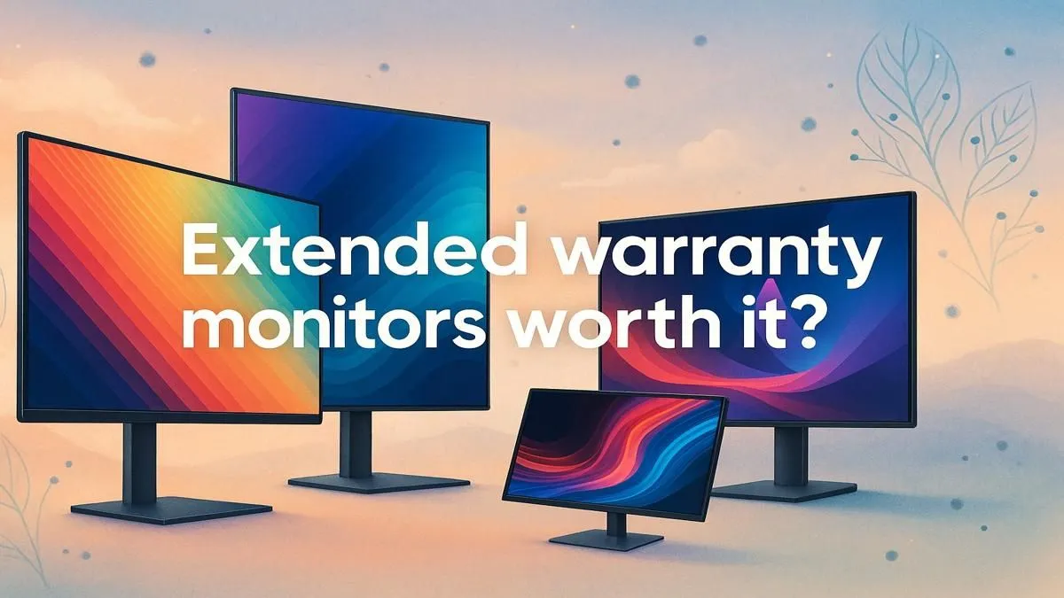 Discover the Value of Extended Monitor Warranties