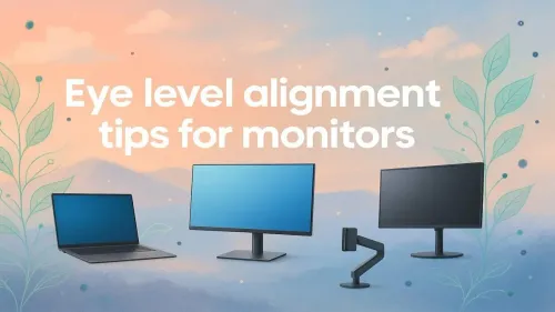 Monitor Eye Level Setup: Perfect Ergonomic Positioning