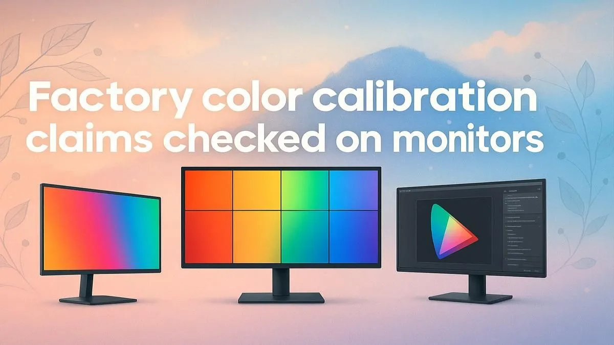The Truth About Pre-Calibrated Displays