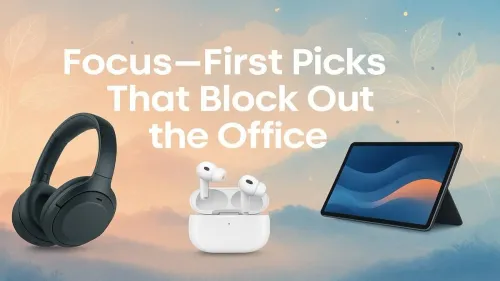 Noise-Canceling Headphones for Office: Focus-First Picks