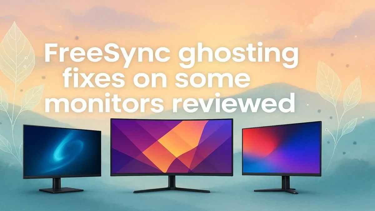 Stop FreeSync Ghosting Now