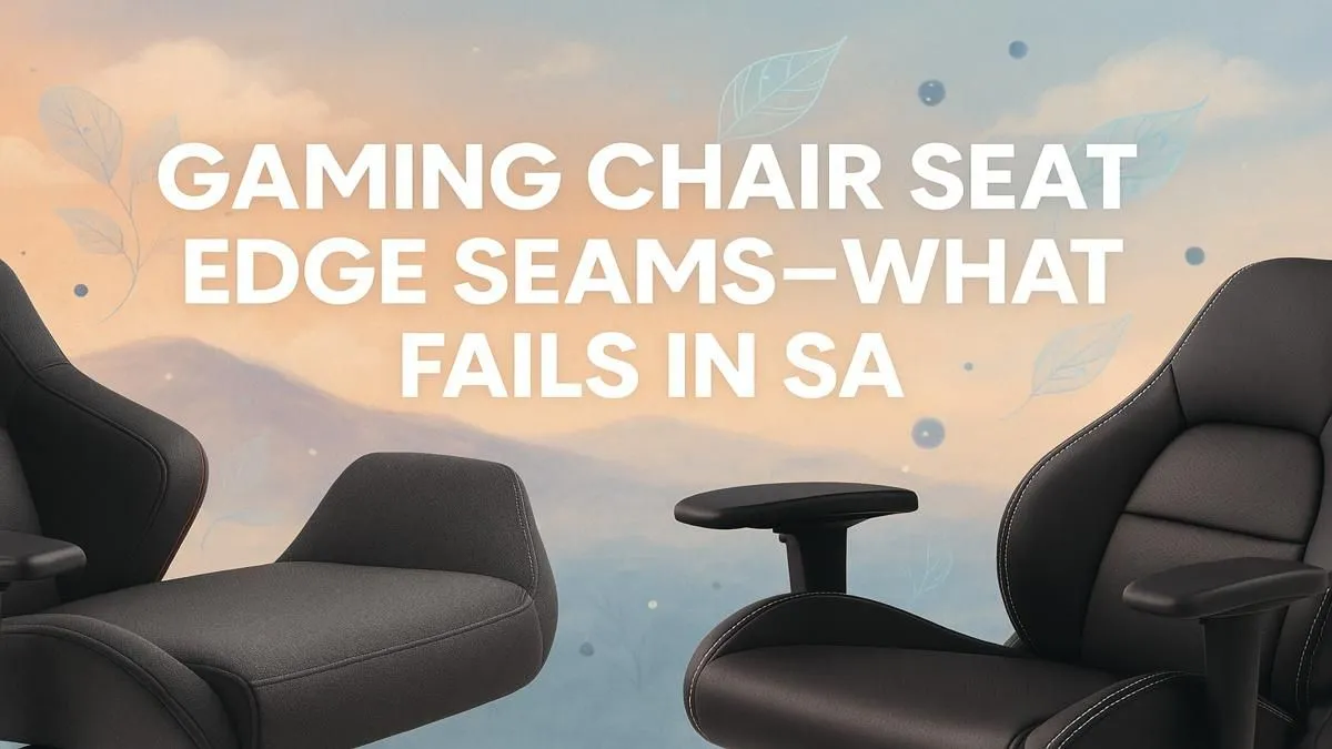 Gaming Chair Seat Edge Seams & Fixes | Evetech 🎮