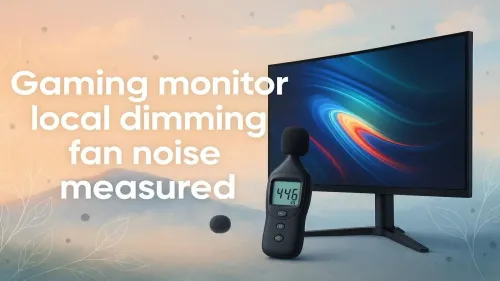 Mini LED Monitor Fan Noise Measured: Is It a Dealbreaker?