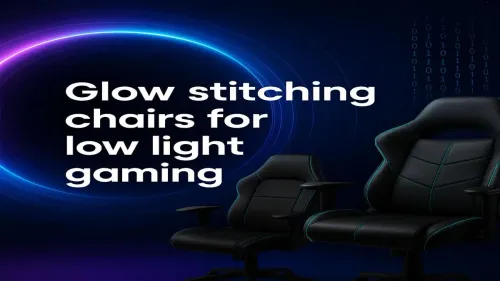 Glow Stitching Chairs for Low Light Gaming