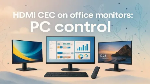 HDMI CEC PC Control: Sync Your Office Monitor and Computer