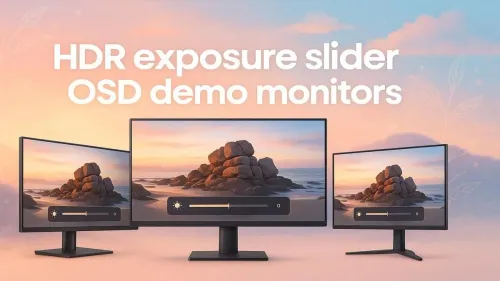 HDR Exposure Slider: Master Your Monitor's OSD Brightness