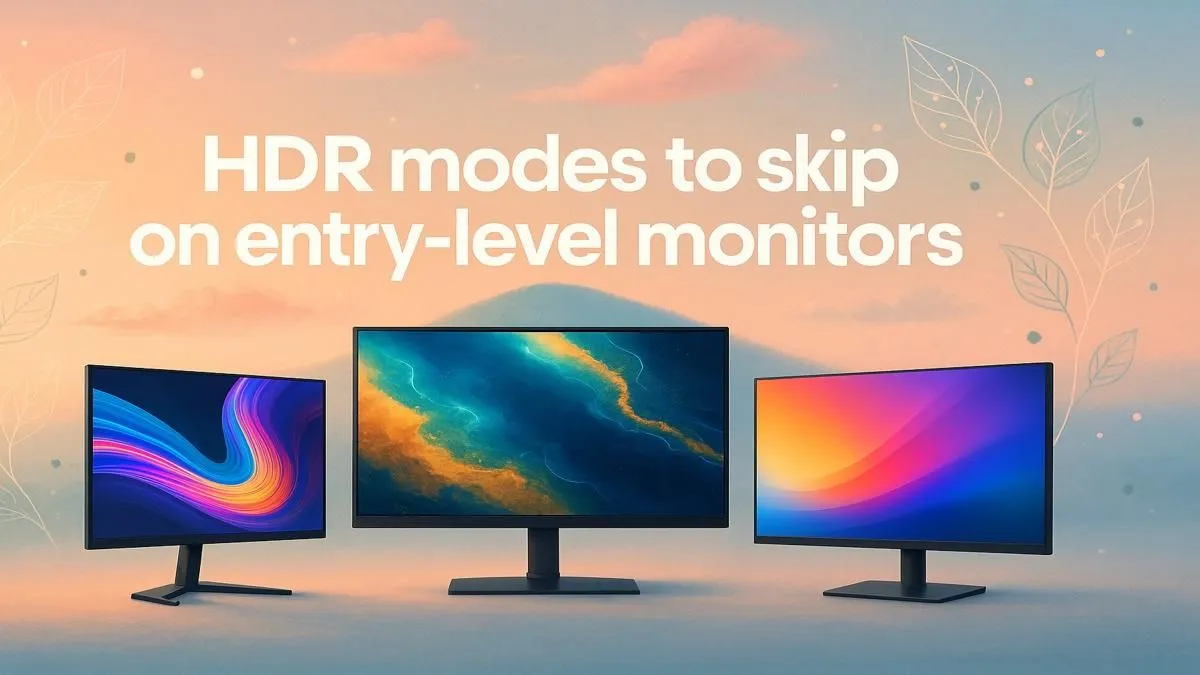 Best HDR Modes to Skip on Entry-Level Monitors 🎫