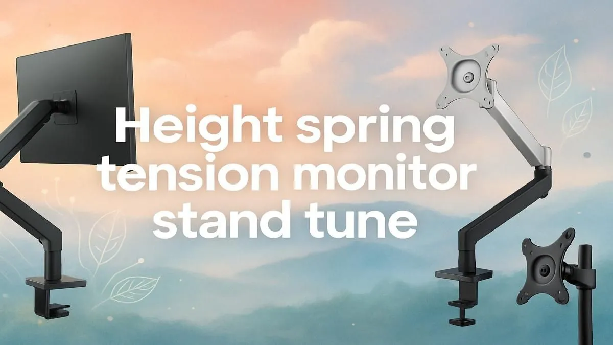 Monitor Stand Tension Setup