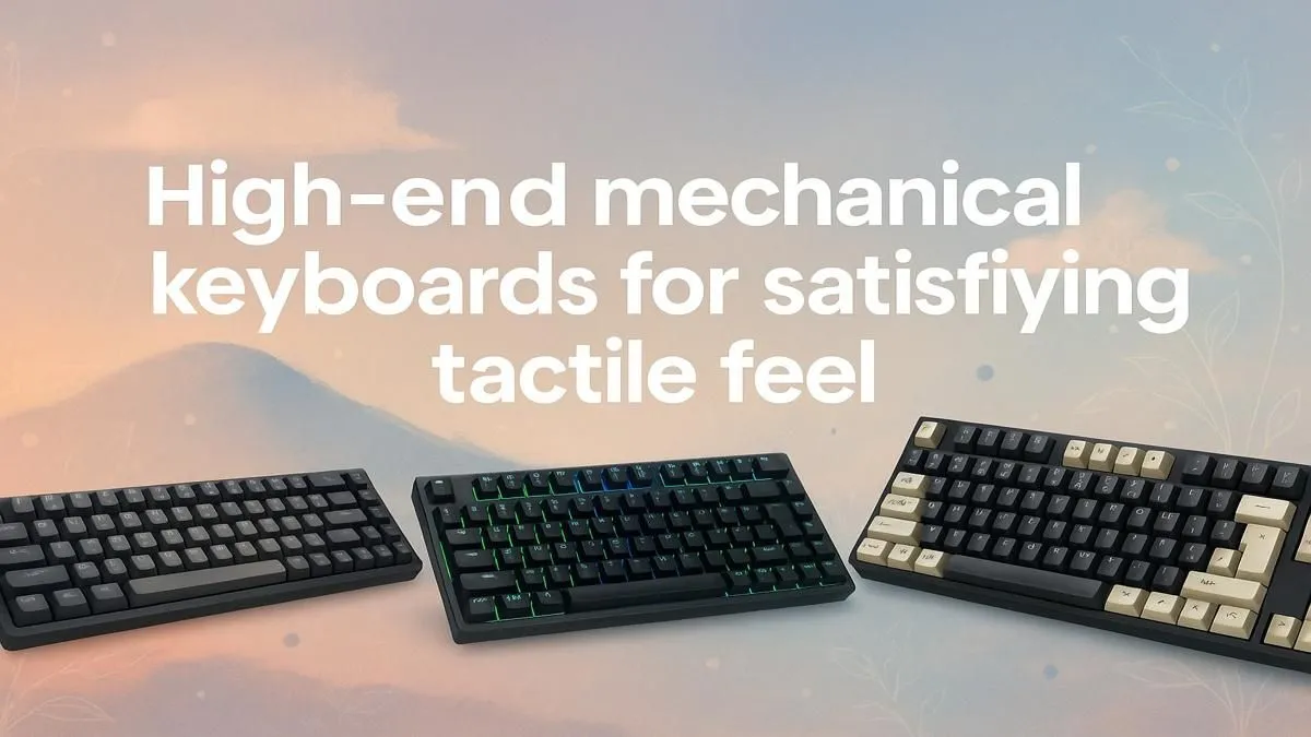 Premium Tactile Typing Experience