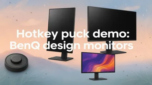 BenQ Hotkey Puck: A Hands-On Demo for Creative Pros