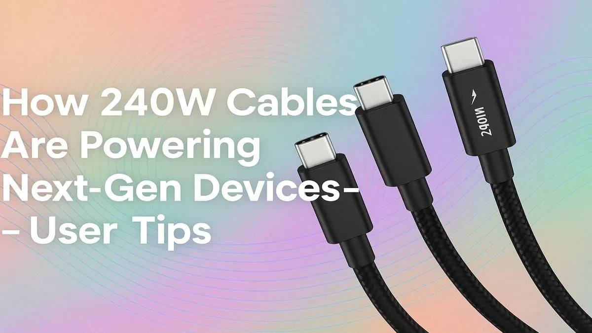 240W Cables for Next-Gen Tech