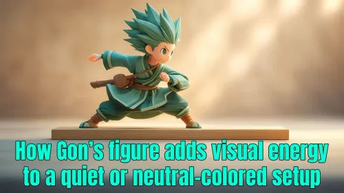 Gon's Figure Elevates Minimalist Setup with Dynamic Energy
