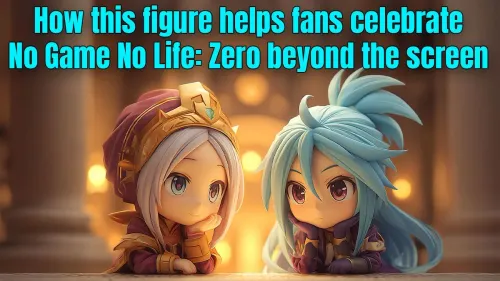 No Game No Life: Zero Figure Trophy for fans celebrating