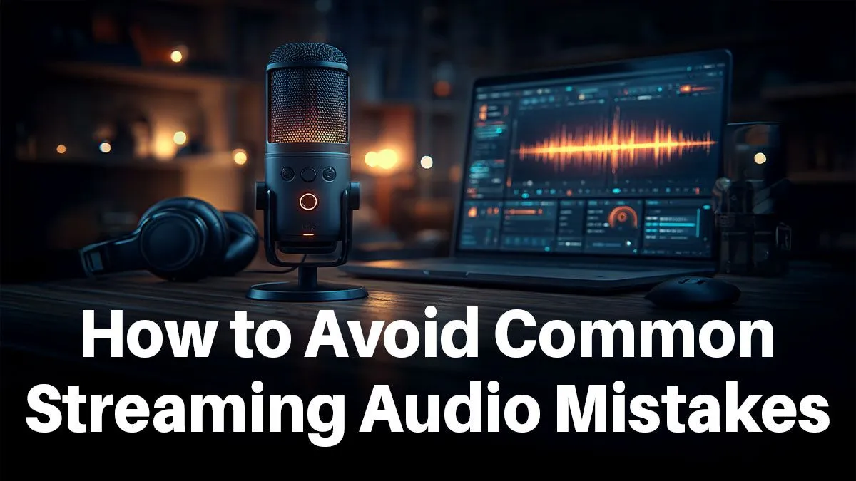 Streaming audio mistakes to avoid