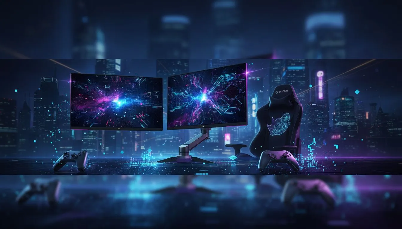 Dual Monitor Gaming Setup with Arozzi Gear South Africa