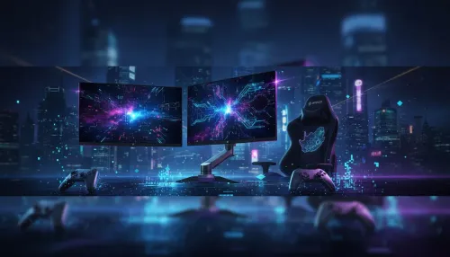 Dual Monitor Gaming Setup with Arozzi Gear in South Africa