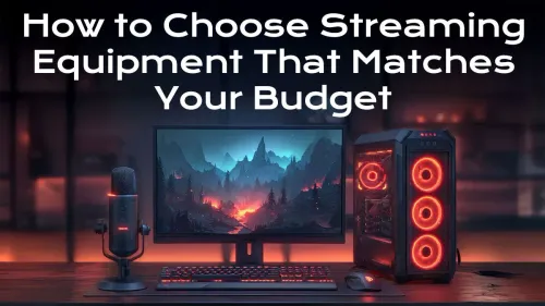 Streaming Equipment Guide: Budget-Friendly Picks