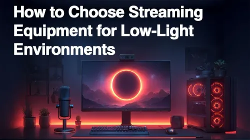 Best Streaming Setup for Low-Light Environments