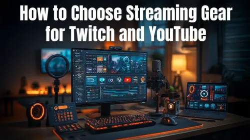 Streaming Gear Essentials for Twitch and YouTube