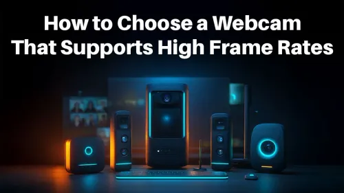 High Frame Rate Webcams: How to Choose the Best One