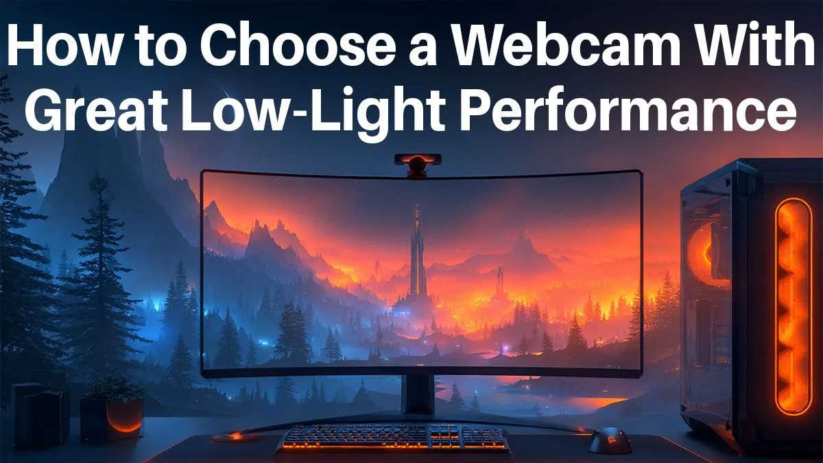 Brighter Low-Light Webcams