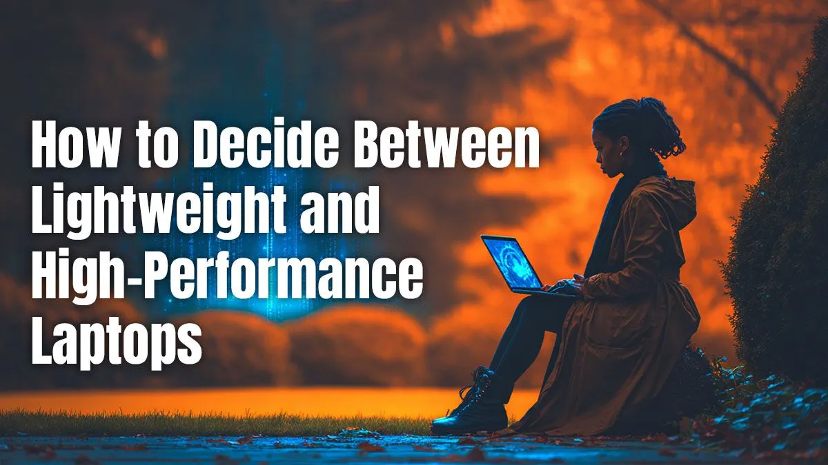 Lightweight vs High-Performance Laptops | Evetech