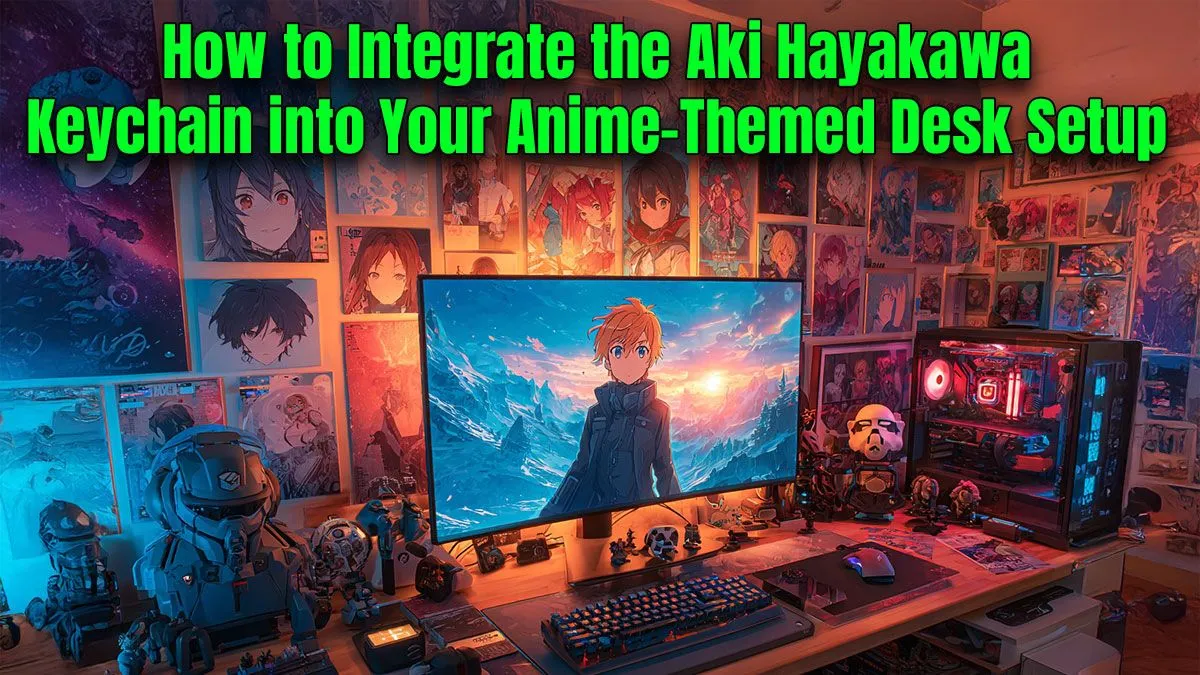 Anime Desk Setup Ideas: Showcase Your Aki Hayakawa Keychain