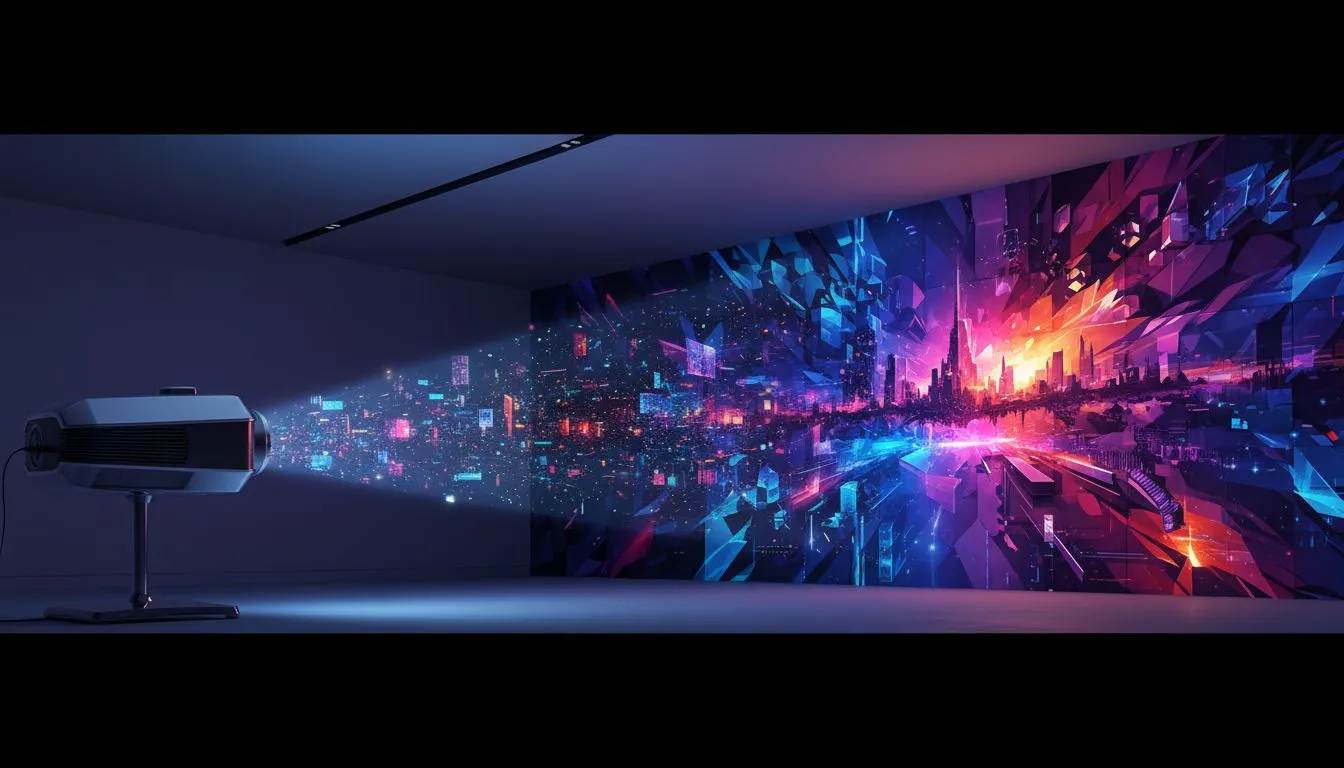 Smart LED Projector Home Cinema - Turn Any Wall into Theater