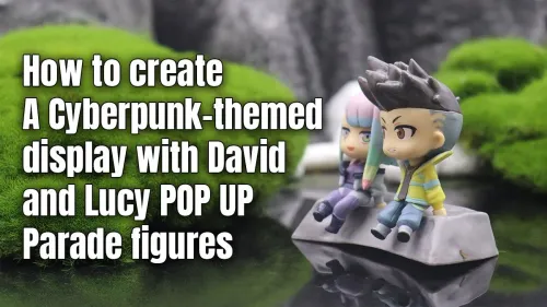 Cyberpunk Themed Display: Style Your Desk with David & Lucy